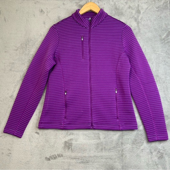 Peter Millar Jackets & Blazers - Peter Millar Women’s Quilted Golf Performance Purple Jacket. Size Medium.